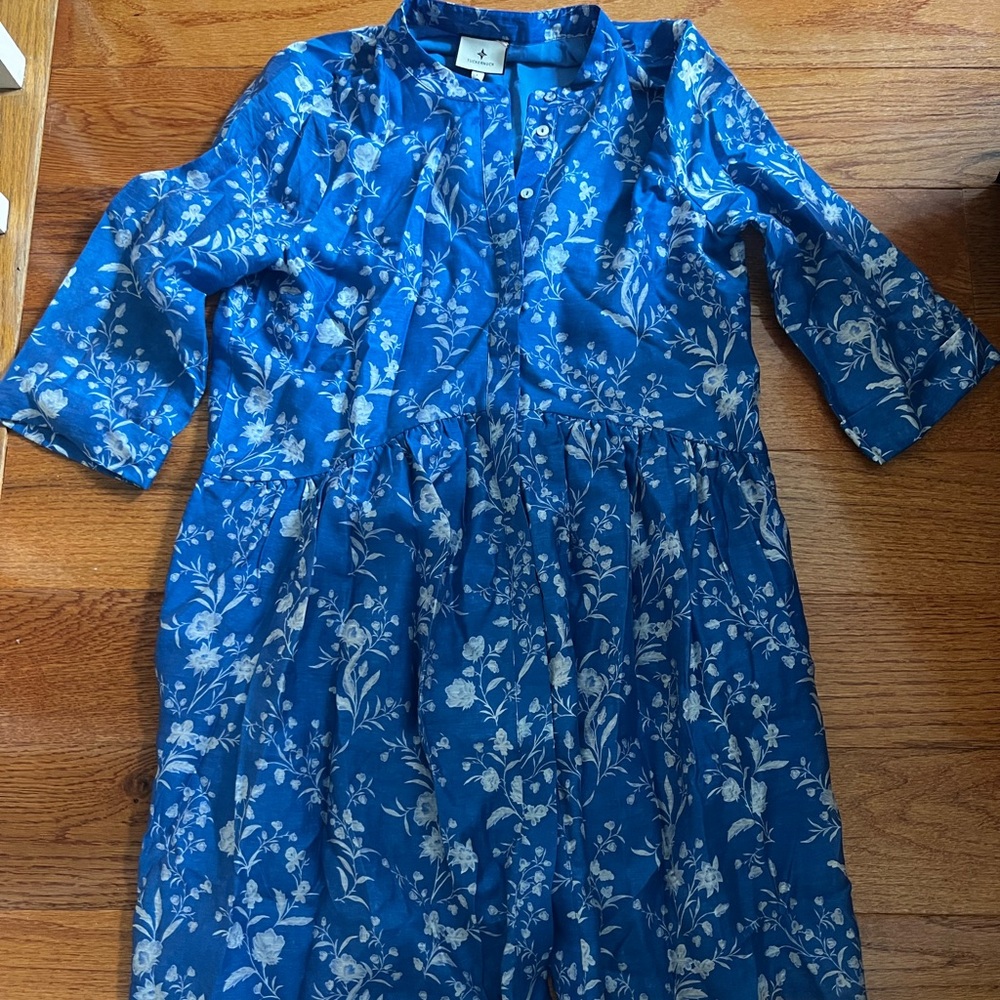 Tuckernuck Blue Floral Dress